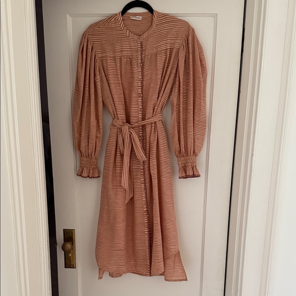 Ulla Johnson Striped Dress with Belt size 4